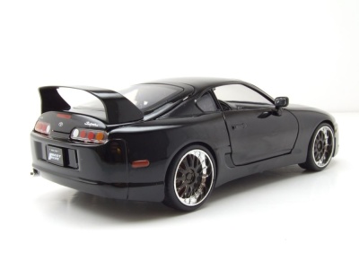 Toyota Supra 1995 schwarz Fast & Furious Modellauto 1:24 Jada Toys