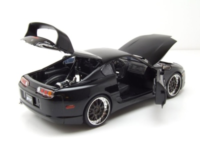 Toyota Supra 1995 schwarz Fast & Furious Modellauto 1:24 Jada Toys