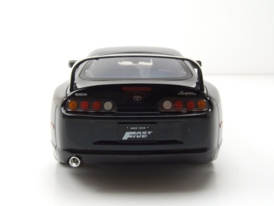 Toyota Supra 1995 schwarz Fast & Furious Modellauto 1:24 Jada Toys