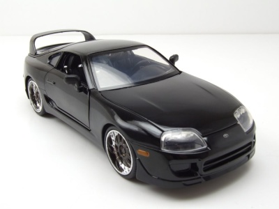 Toyota Supra 1995 schwarz Fast & Furious Modellauto 1:24 Jada Toys