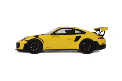 Porsche 911 (992.1) GT2 RS Rundenrekord Nürburgring 2017 gelb Modellauto 1:18 GT Spirit