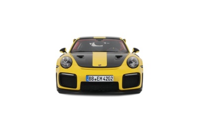 Porsche 911 (992.1) GT2 RS Rundenrekord Nürburgring 2017 gelb Modellauto 1:18 GT Spirit