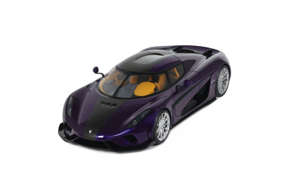 Koenigsegg Regera 2025 lila Modellauto 1:18 GT Spirit