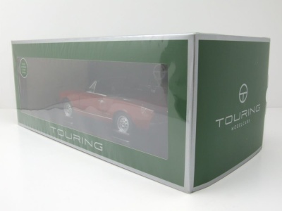 Fiat 124 Pininfarina Spidereuropa 1982 rot Modellauto 1:18 Touring Modelcars