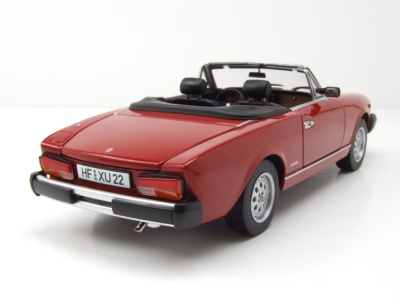 Fiat 124 Pininfarina Spidereuropa 1982 rot Modellauto...
