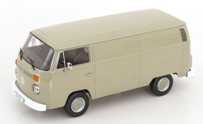 VW T2 b Bus Kasten 1972 grau Modellauto 1:18 KK Scale