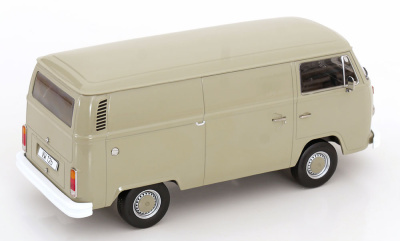 VW T2 b Bus Kasten 1972 grau Modellauto 1:18 KK Scale