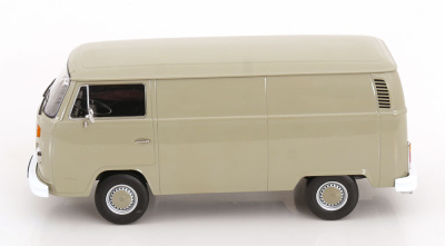 VW T2 b Bus Kasten 1972 grau Modellauto 1:18 KK Scale