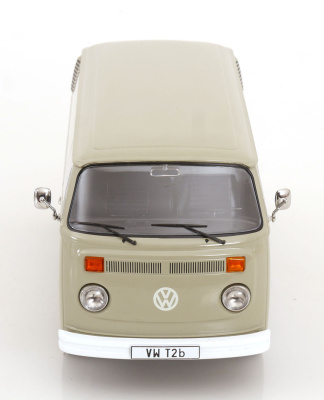 VW T2 b Bus Kasten 1972 grau Modellauto 1:18 KK Scale