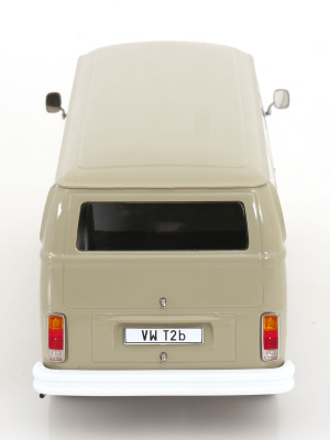 VW T2 b Bus Kasten 1972 grau Modellauto 1:18 KK Scale