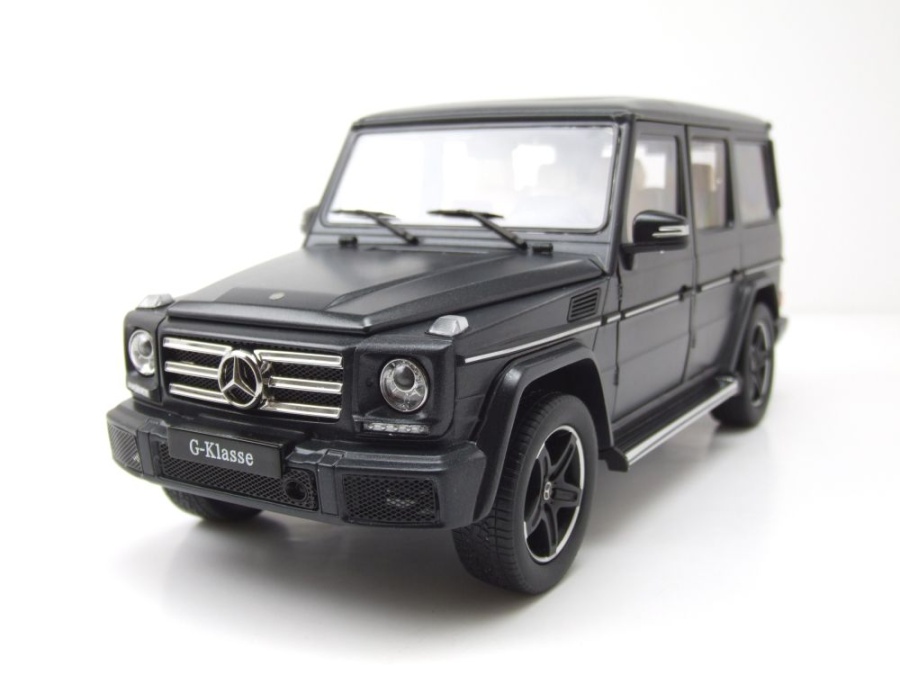 Mercedes G-Klasse G-Modell W463 Designo matt schwarz Modellauto 1:18 iScale