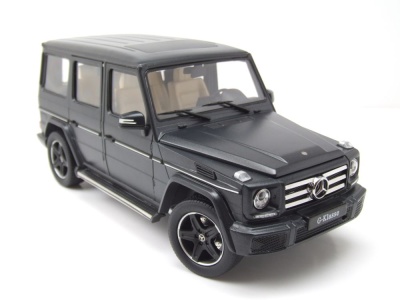 Mercedes G-Klasse G-Modell W463 Designo matt schwarz Modellauto 1:18 iScale
