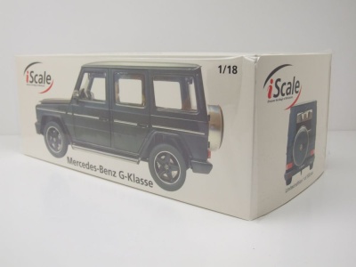 Mercedes G-Klasse G-Modell W463 Designo matt schwarz Modellauto 1:18 iScale