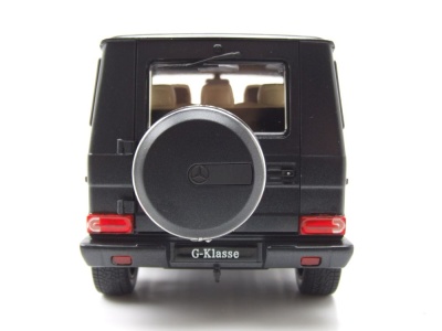 Mercedes G-Klasse G-Modell W463 Designo matt schwarz Modellauto 1:18 iScale