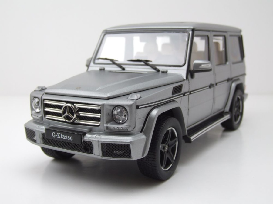 Mercedes G-Klasse G-Modell W463 Designo matt silber Modellauto 1:18 iScale
