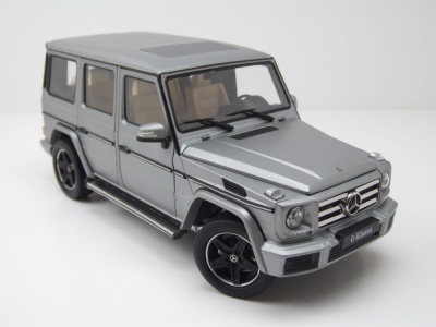 Mercedes G-Klasse G-Modell W463 Designo matt silber Modellauto 1:18 iScale