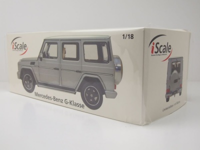 Mercedes G-Klasse G-Modell W463 Designo matt silber Modellauto 1:18 iScale