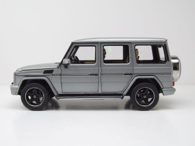 Mercedes G-Klasse G-Modell W463 Designo matt silber Modellauto 1:18 iScale