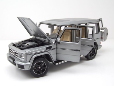 Mercedes G-Klasse G-Modell W463 Designo matt silber Modellauto 1:18 iScale