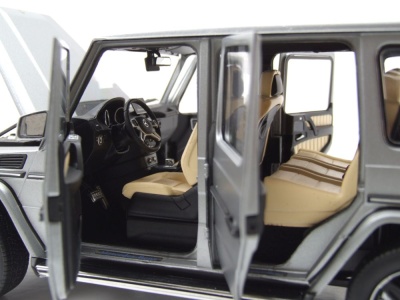 Mercedes G-Klasse G-Modell W463 Designo matt silber Modellauto 1:18 iScale