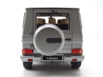 Mercedes G-Klasse G-Modell W463 Designo matt silber Modellauto 1:18 iScale