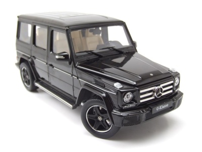 Mercedes G-Klasse G-Modell W463 schwarz Modellauto 1:18 iScale