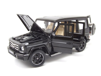 Mercedes G-Klasse G-Modell W463 schwarz Modellauto 1:18 iScale