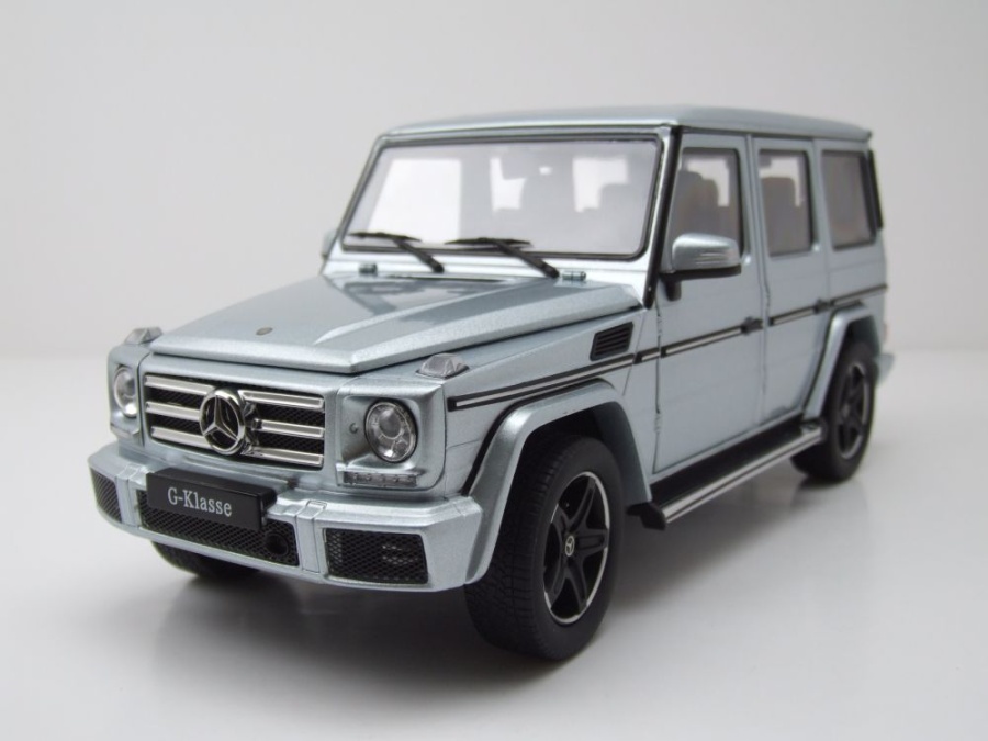 Mercedes G-Klasse G-Modell W463 silber Modellauto 1:18 iScale