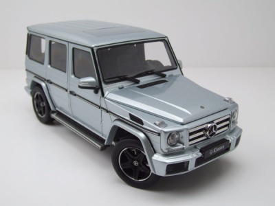 Mercedes G-Klasse G-Modell W463 silber Modellauto 1:18 iScale