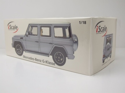 Mercedes G-Klasse G-Modell W463 silber Modellauto 1:18 iScale