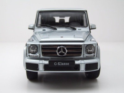 Mercedes G-Klasse G-Modell W463 silber Modellauto 1:18 iScale