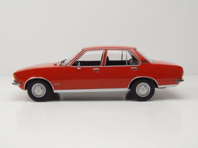 Opel Rekord D 1972 rot Modellauto 1:18 MCG