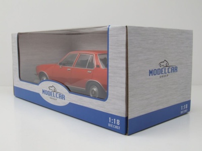Opel Rekord D 1972 rot Modellauto 1:18 MCG
