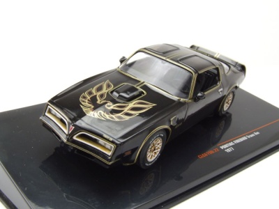 Pontiac Firebird Trans Am 1977 schwarz Modellauto 1:43 ixo models