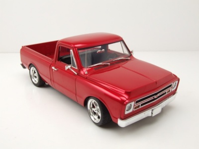 Chevrolet C-10 Custom Showtime Pick Up 1967 rot Modellauto 1:18 Acme