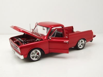 Chevrolet C-10 Custom Showtime Pick Up 1967 rot Modellauto 1:18 Acme