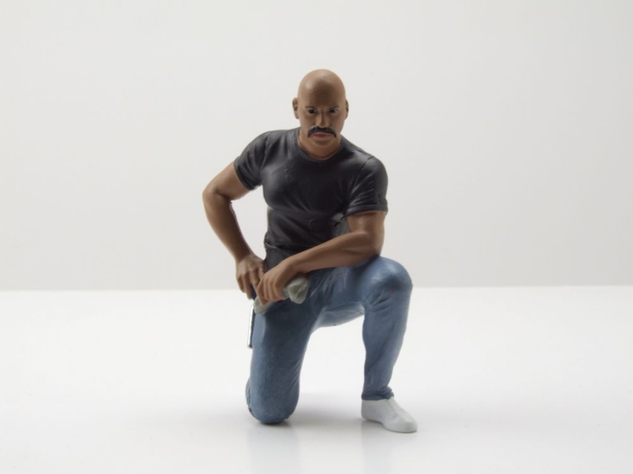 Figur Muscle Mechanics 6 Mann kniend für 1:18 Modelle American Diorama
