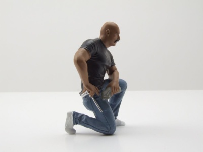 Figur Muscle Mechanics 6 Mann kniend für 1:18 Modelle American Diorama