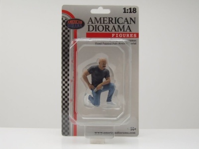 Figur Muscle Mechanics 6 Mann kniend für 1:18 Modelle American Diorama
