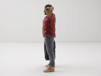 Figur Campers 4 Mann mit rotem Hemd für 1:18 Modelle...