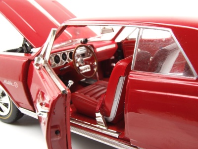 Chevrolet Chevelle SS Z16 MCACN 1965 rot Modellauto 1:18 Auto World