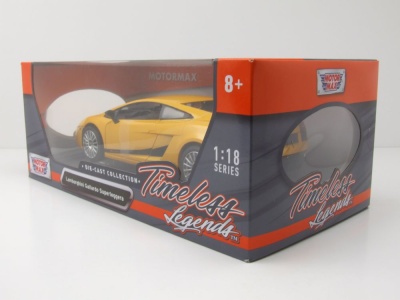 Lamborghini Gallardo Superleggera 2007 gelb Modellauto 1:18 Motormax