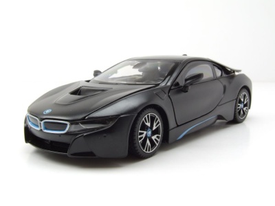 BMW i8 2015 schwarz Modellauto 1:24 Rastar