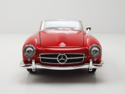 Mercedes 190 SL W121 1955 rot Modellauto 1:24 Welly