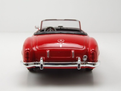 Mercedes 190 SL W121 1955 rot Modellauto 1:24 Welly