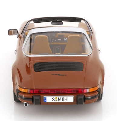 Porsche 911 SC Targa 1975 braun Tatort Stuttgart Modellauto 1:18 KK Scale
