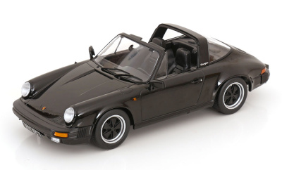 Porsche 911 SC Targa 1983 schwarz Modellauto 1:18 KK Scale