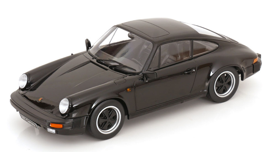 Porsche 911 Carrera Coupe 1983 schwarz Modellauto 1:18 KK Scale