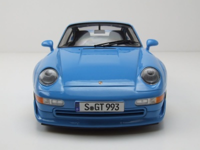 Porsche 911 (993) GT2 BBS Felgen 1996 hellblau Modellauto 1:18 KK Scale