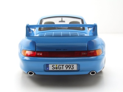 Porsche 911 (993) GT2 BBS Felgen 1996 hellblau Modellauto 1:18 KK Scale